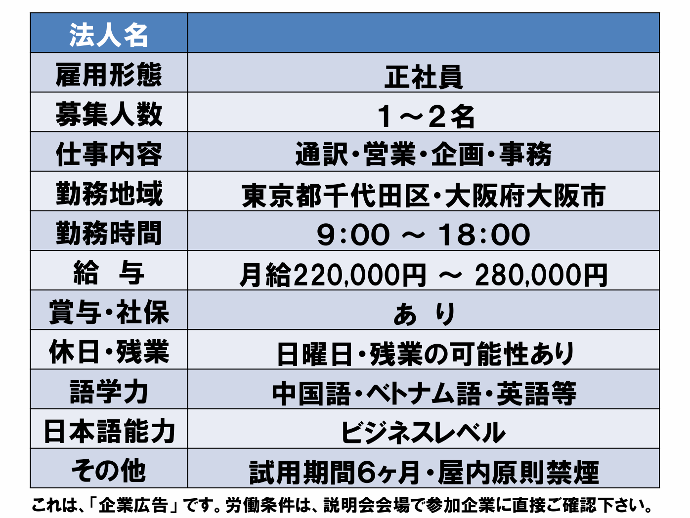 仕事、バイト、正社員